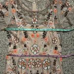 Gianni Bini Size 4 Blush Pink Floral Sequins Embellished Penny Dress Gown Photo 12