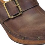 MIA  Vintage Leather Clogs GUC Size 9M  S3746 Photo 8