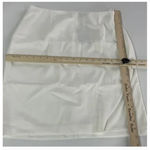 NBD REVOLVE  Skirt Womens Large White Glam Cutout Straight‎ Solid Zip Pencil Mini Photo 8