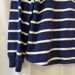 Vineyard Vines Navy and White Striped 1/4 Zip-Up Pullover - Size Small Photo 2