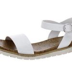 SUN + STONE Mattie Women's Open Toe Slingback Sandals in White Size 5 MSRP $50 Photo 0