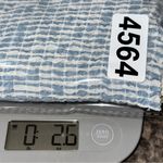 Love Shack Fancy  Women’s Size S Maritime Blue White Seersucker Wallace Crop Top Photo 8