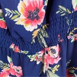 Rue 21  Blue Floral Smocked Romper Photo 5