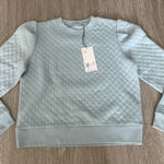 Walter Hagen Clubhouse Quilted Pullover Crew Neck Seagreen Womens Small NWT Green Photo 0