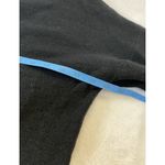 DKNY Pure Black Wrap Cardigan Lambs Wool Cashmere Women’s Small Bell Sleeve Lux Photo 6