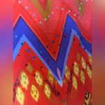 Peter Nygard Peter Nygård Women’s Butterfly Sleeve Layered Chiffon Bling Chevron Blouse Sz S Photo 7