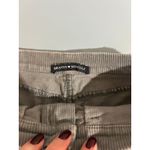 Brandy Melville corduroy mini skirt grey size XS frayed hem schoolgirl grunge Photo 3