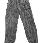 Aerie Pants Womens XS Gray Cargo Jogger Utility Stretch Drawstring Waist Casual Photo 0