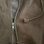 Brandy Melville John galt  oversized Brown Women's Hoodie full zip sweatshirt Photo 2