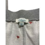 Sundance lounge pants gray with pink hearts sz Large Photo 4