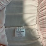 Striped white and pink sleep shorts Photo 2