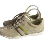 Cole Haan  Nikeair Women's Size 8 Fashion Sneaker Beige Suede Green Sporty Preppy Photo 6