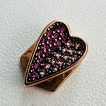 Keep Collective Heart Charm with Pink Crystals Photo 0
