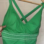 City Chic  swimsuit New Lucia One Piece Swim Suit Kelly Green large 20 Photo 4