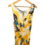 Yumi Kim Yellow Floral Maxi Dress Boho Cottagecore Sleeveless V Neck Summer Photo 1