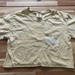 Cropped Tee Yellow Photo 0