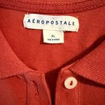 Aeropostale Dark Orange Classic Fitted Polo Shirt Size X-Large Photo 5