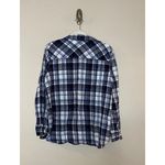 Woolrich Men’s Blue White Plaid Button Up Collar Shirt Sz XXL Photo 1