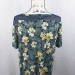 Dress Barn  Blue Hawaiian Tropical Casual Dress XL Photo 4