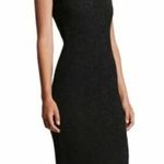 Dress the Population Black "strappy geometric" Midi Dress L Photo 4