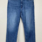 3x1  NYC Abigial Split Crop Jeans Frayed Hem High Rise Photo 0