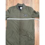 Vans women's Boom Boom Long Bomber Jacket XS Olive Green Women's Coat Photo 6
