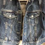 Topshop Dark Blue Jean Jacket Photo 2
