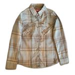 Dixxon Flannel | The Malibu Women's Size Small Pearl Snap Button Front Shirt Blue Photo 0