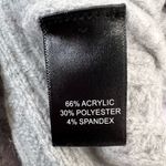 House of Harlow 1960 Cable Knit Bodycon Mini Dress Small Gray Winter Cozy Party Photo 5