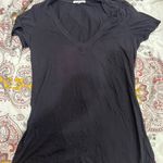 James Perse  Charcoal V-Neck Tee Photo 0