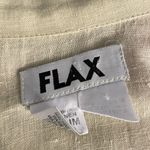 Flax  Light Yellow Linen Blazer Size Medium Photo 4