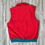Woolrich Vintage‎ 90s  Neon Pink Red Teal Nylon Puffer Vest Womens Size Large Photo 2
