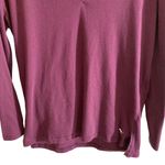 PINK - Victoria's Secret Victoria's Secret PINK Maroon  Long Sleeve V-Neck Shirt - XS‎ Photo 2