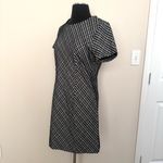 Spanx Ponte Mini Dress in Jacquard Black and White Size Medium Photo 4