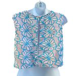 ONIA Embroidered Floral Charlotte Top Photo 1
