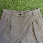 Pendleton Vintage  Black and White Plaid Wool Trousers, Size 6 Photo 2