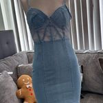 🌸AMTIOUS envy me denim dress ✨ Blue Size M Photo 6