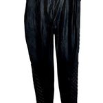 Spanx Womens Very Black Quilted Moto Faux Leather Leggings Size Small Black Photo 6