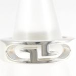 Gucci Double G Silver Ring, Ring Box, Bag, Total Weight 6.5g Photo 0