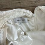 Teri Jon by Rickie Freeman Ivory Lace Sequin Illusion Neckline Lace Mini Dress 8 White Photo 6