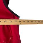 Ease Sport Vintage 90s Size 8 Linen Blend Casual Black‎ Red Floral Maxi Dress Black Photo 7