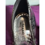 Gianni Bini  Women's Black And White Open Toe Heels, Size 9.5 Photo 2