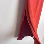 Old Navy  Orange High-Waisted Rib-Knit Maxi Skirt Photo 7