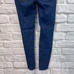 Free People  W24 Reagan Distressed Raw Hem Button Fly Skinny Jeans Photo 8