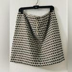 Loft  Diamond Jacquard Metallic Skirt Photo 4