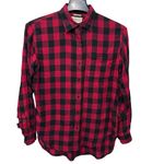 Denim & Supply Ralph Lauren Denim Supply Ralph Lauren Women's Medium Button Up Shirt Buffalo Plaid Boyfriend Photo 5