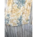Treasure & Bond  Multi Color Tie Dye Raglan Sleeve Long Shirt Large Photo 2