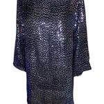Tory Burch Midnight Blue Monique Sequin Tunic Top Mini Dress!
14 Photo 0