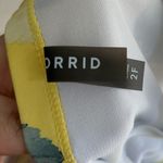 Torrid Underwire Peplum Push-Up Midkini Top Yellow Sz 2F Photo 4