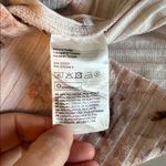 H&M  Cropped Floral Long Sleeve Top Pink Size Small Photo 5